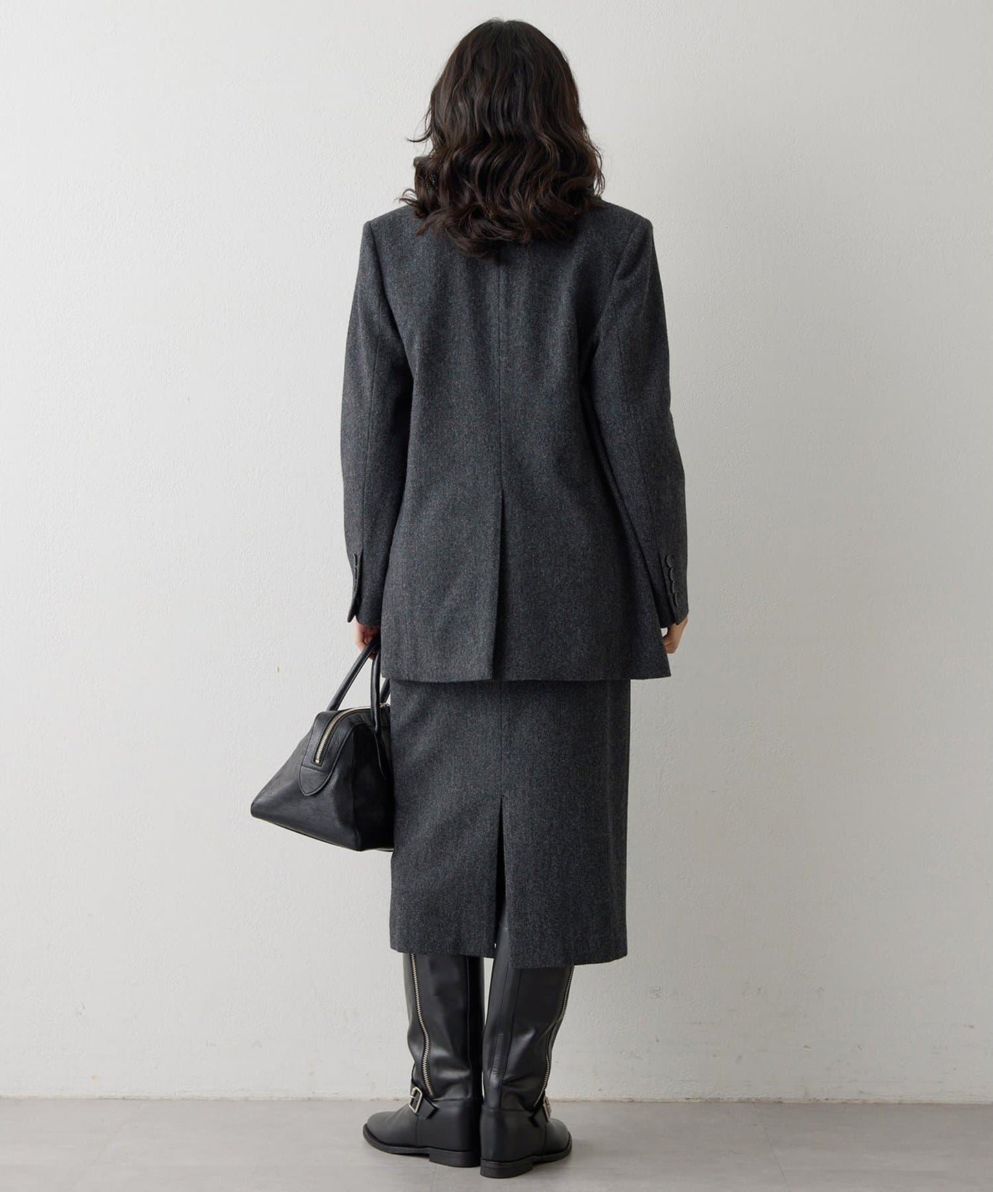 羊毛單排扣夾克