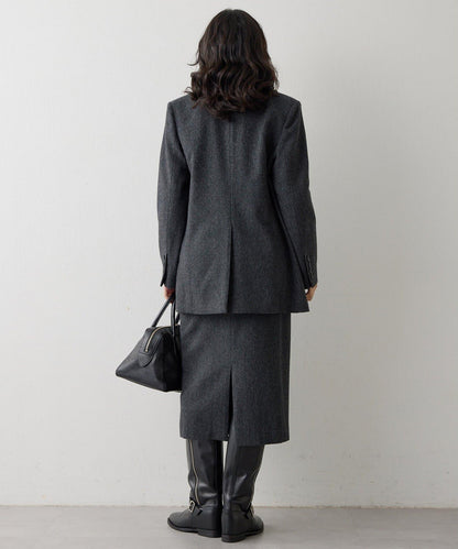 羊毛單排扣夾克