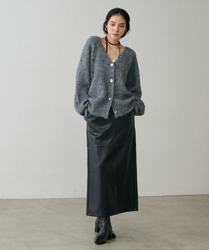 【yurie企畫】仿皮窄身半身裙