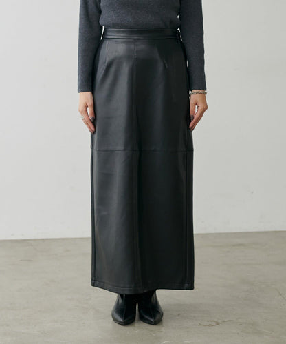 【yurie企畫】仿皮窄身半身裙