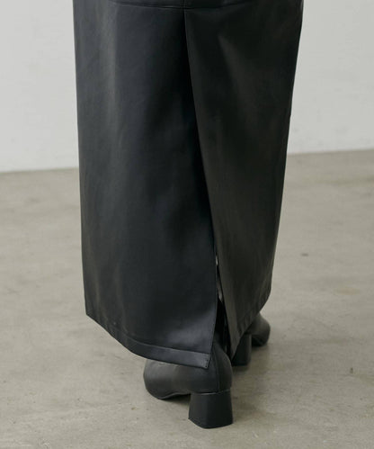 【yurie企畫】仿皮窄身半身裙