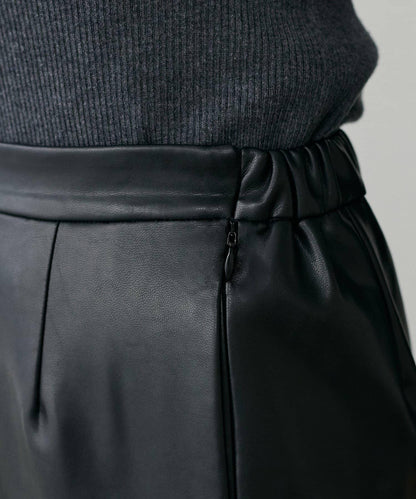 【yurie企畫】仿皮窄身半身裙