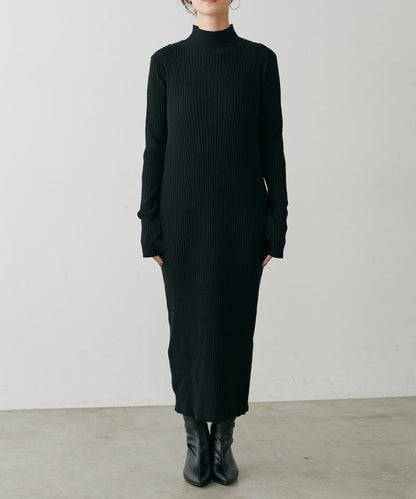 【S碼終於開售！】可選羅紋針織連衣裙×羽毛馬甲套裝