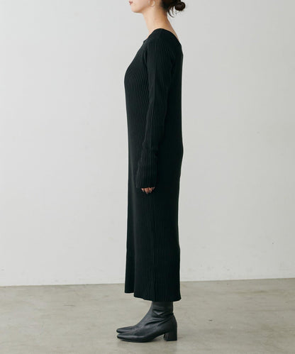 【S碼終於開售！】可選羅紋針織連衣裙×羽毛馬甲套裝