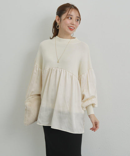 日常百搭中高領針織套頭衫