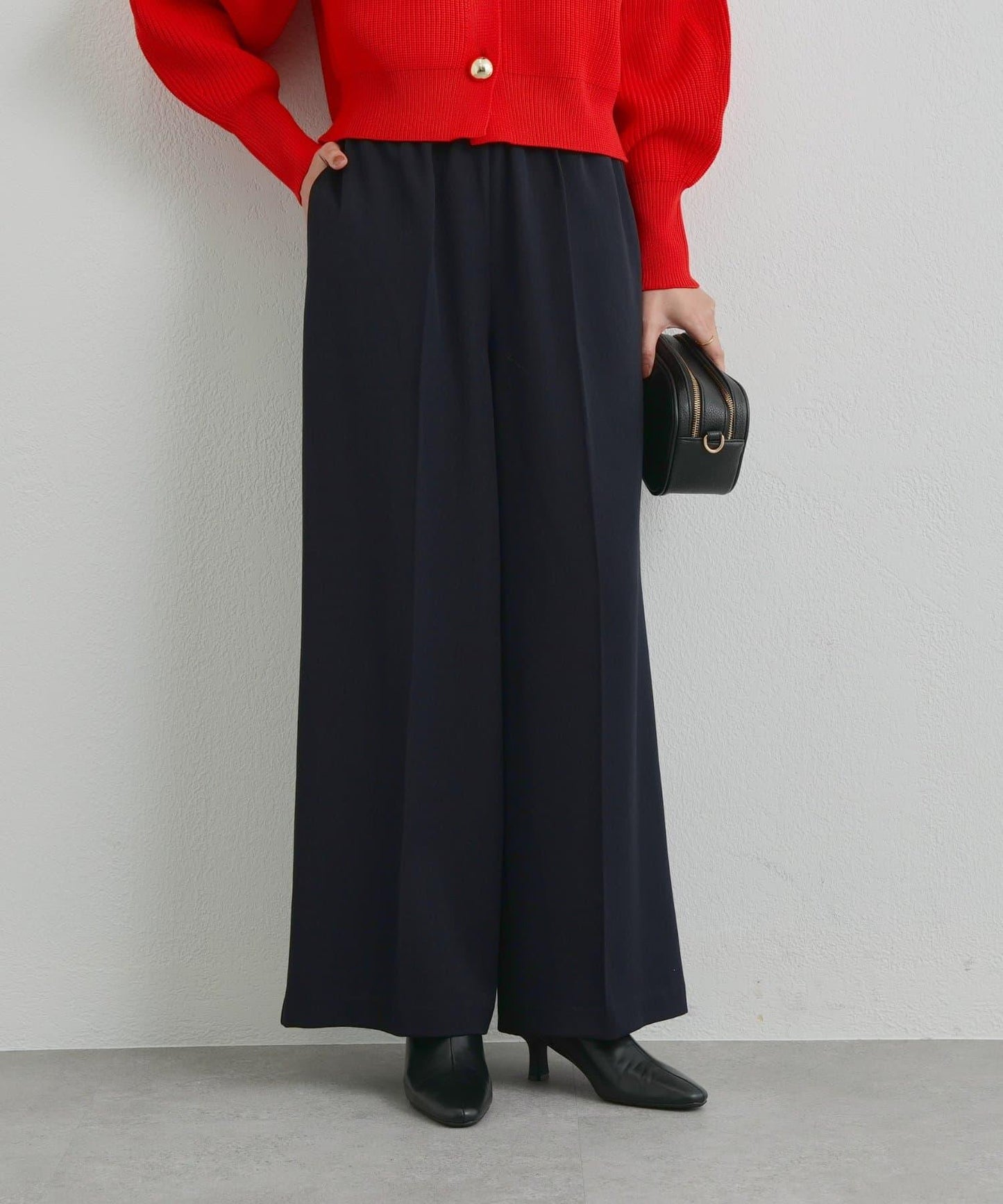 《美シルエット》T/R彈力長褲