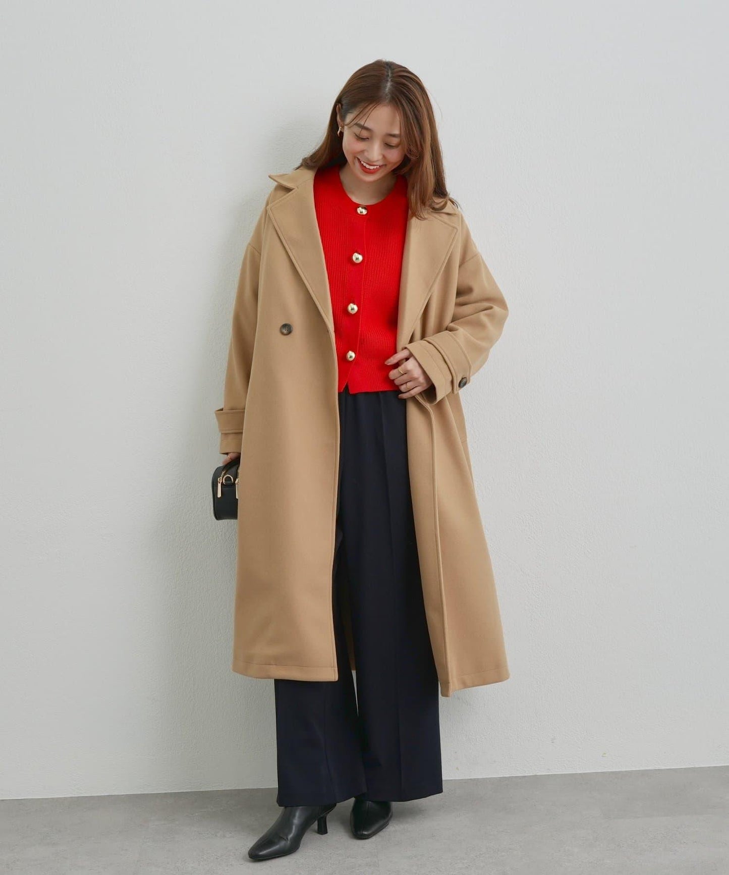 《美シルエット》T/R彈力長褲