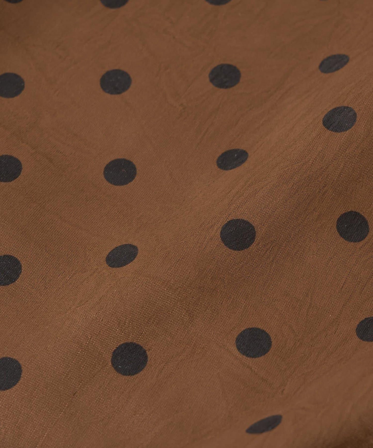 大人可愛◎波點緞面I型裙