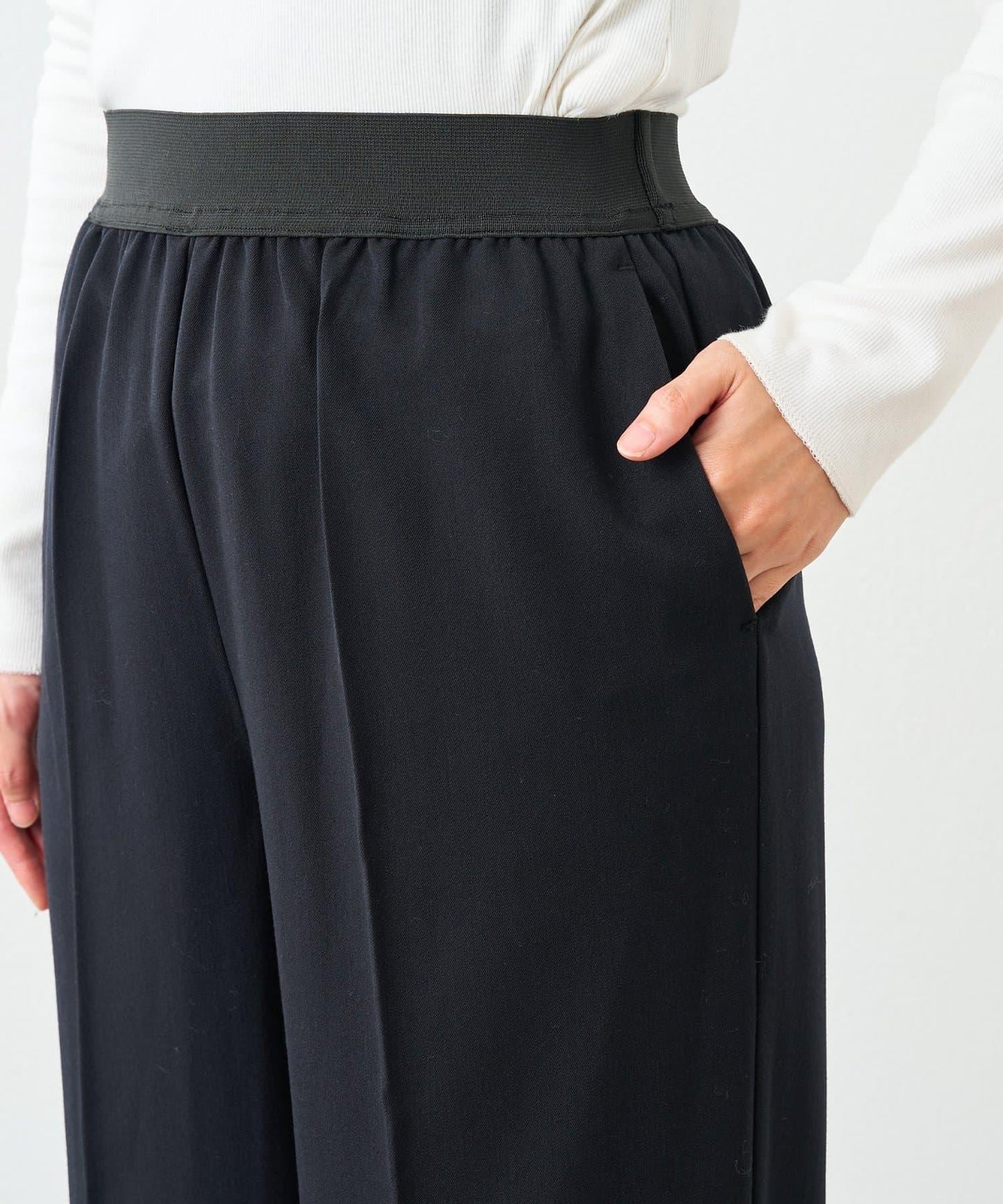 《美シルエット》T/R彈力長褲