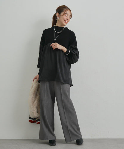 《美シルエット》T/R彈力長褲