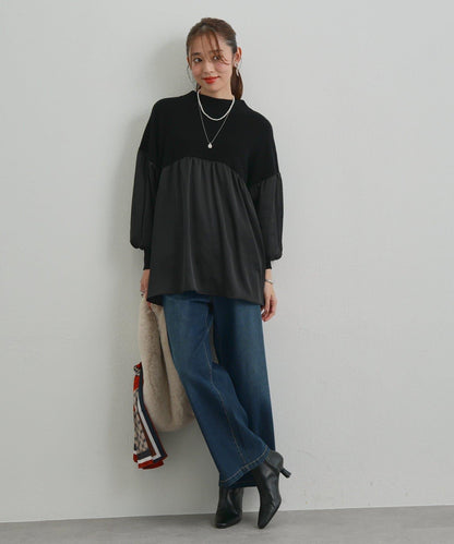 日常百搭中高領針織套頭衫