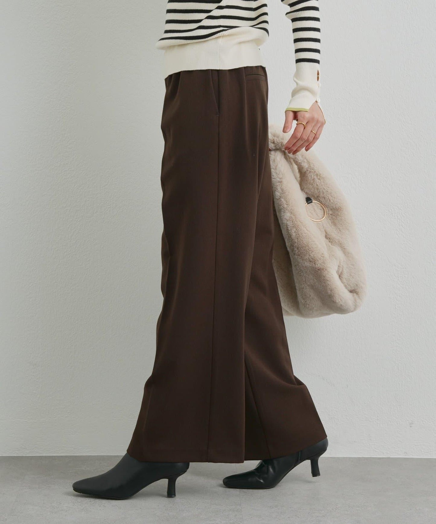 《美シルエット》T/R彈力長褲