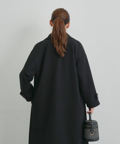 優雅成熟風格雙排扣長款大衣