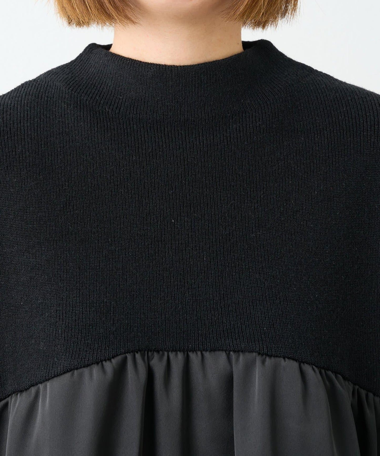 日常百搭中高領針織套頭衫