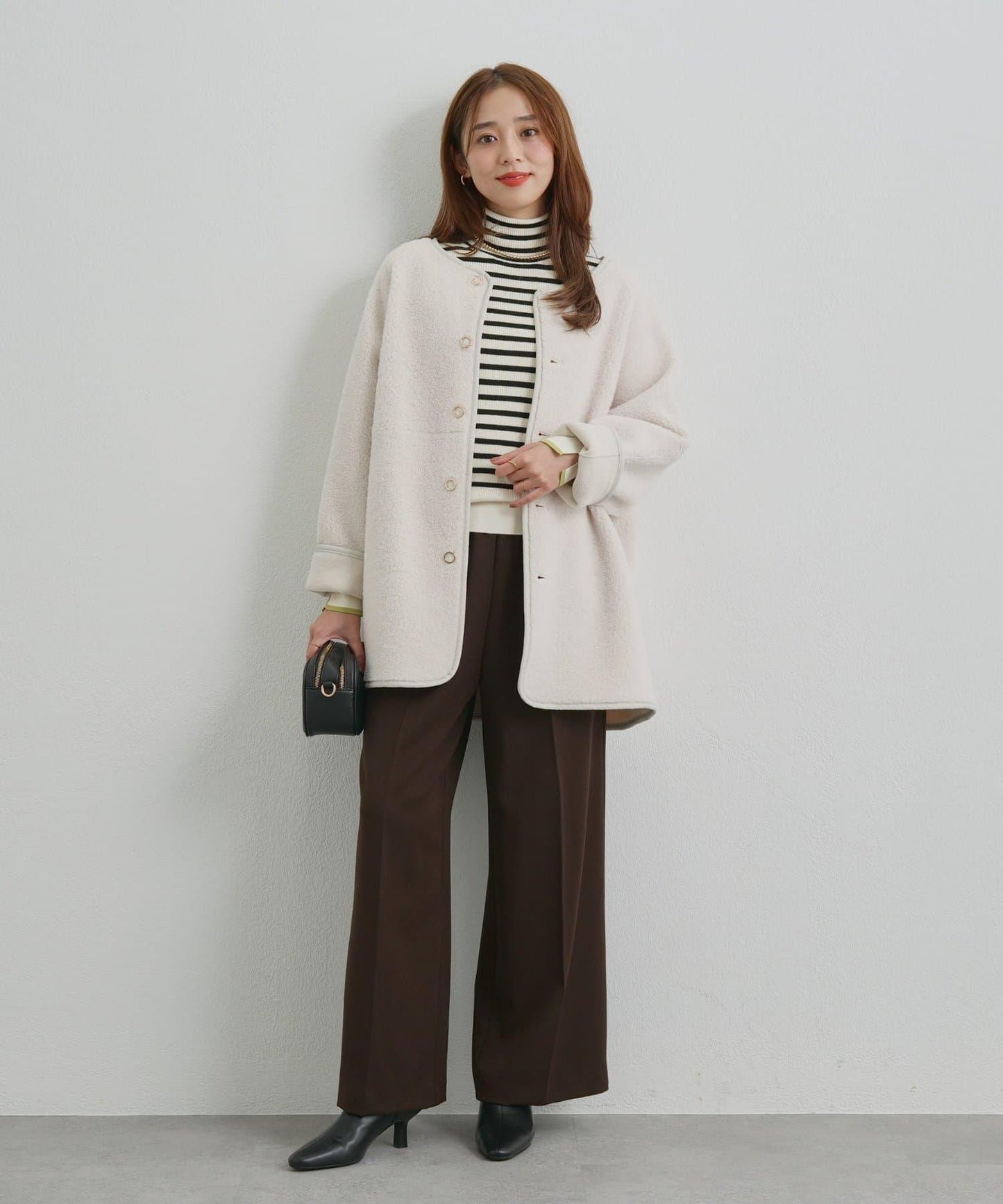 《美シルエット》T/R彈力長褲