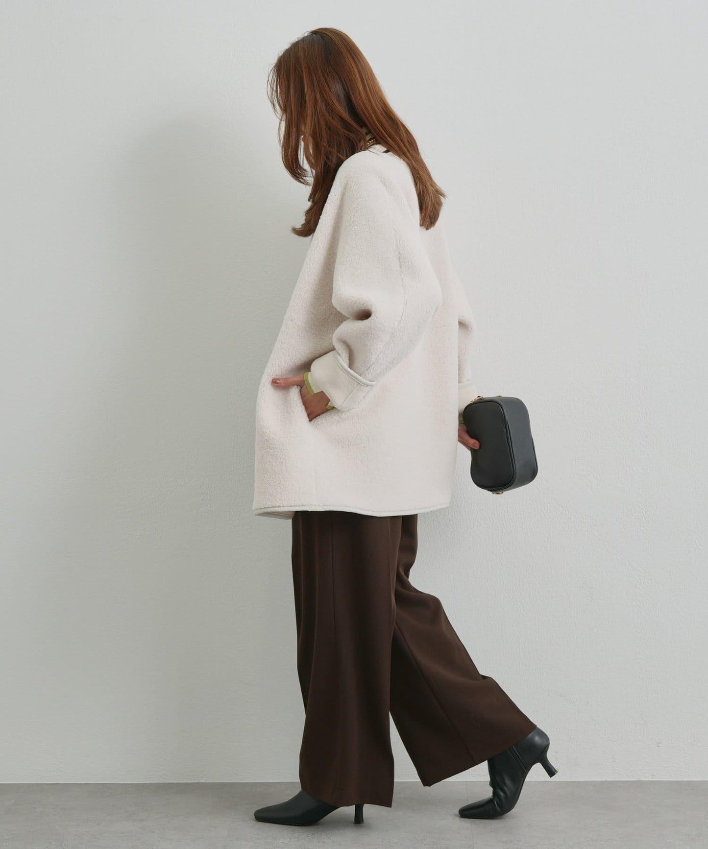 《美シルエット》T/R彈力長褲