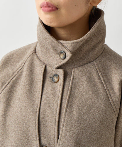 《大人のこなれ感》拼色單排扣長款大衣