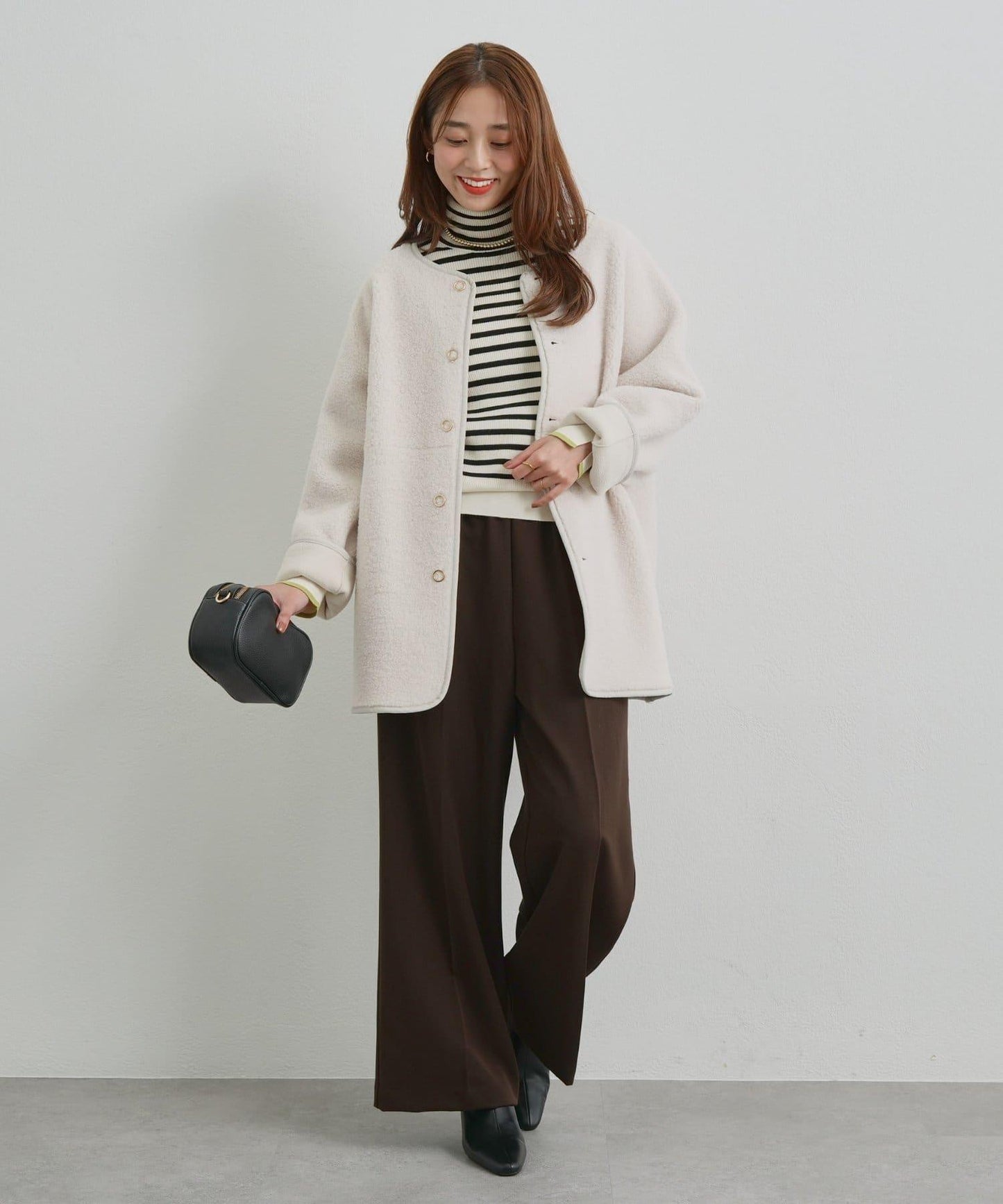 《美シルエット》T/R彈力長褲