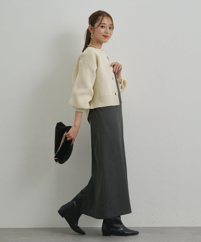 深V領長款連衣裙