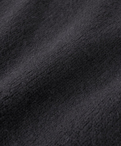 高搭配性羊毛風高領針織長款上衣