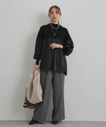 《美シルエット》T/R彈力長褲