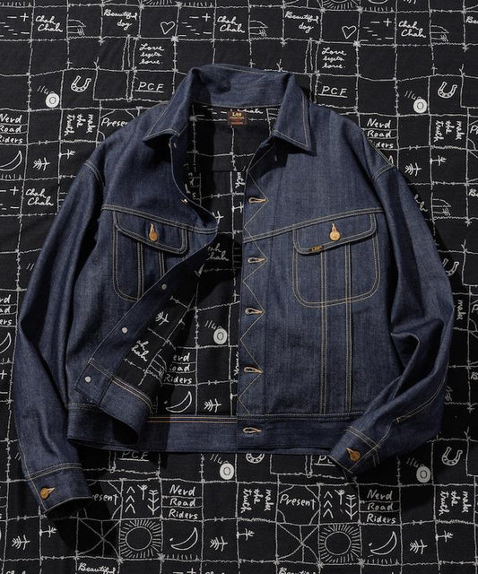 限定 Lee × Chah Chah 牛仔騎士夾克