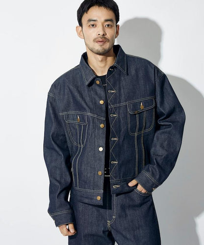限定 Lee × Chah Chah 牛仔騎士夾克