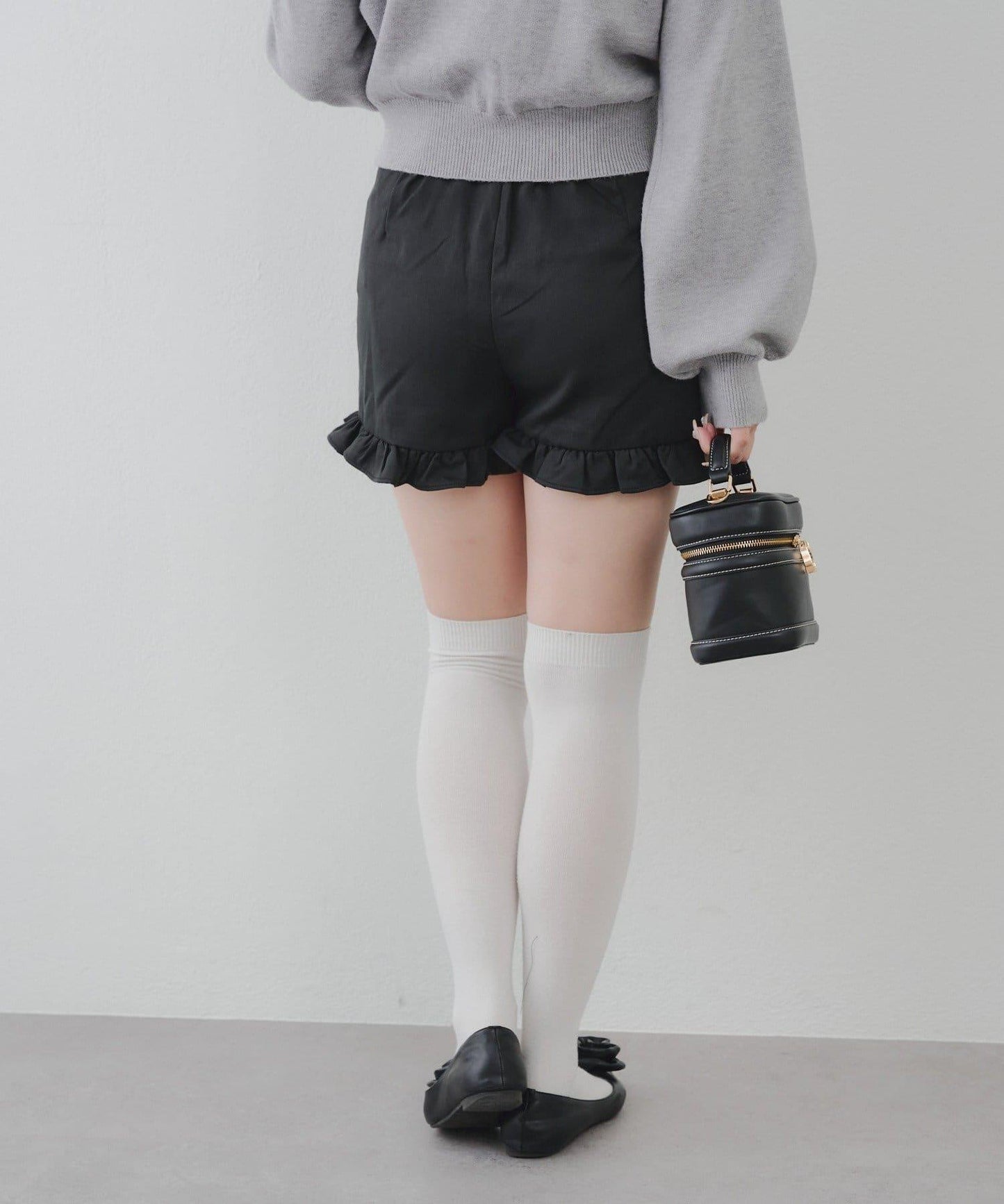 顯瘦無誤！荷葉邊短褲