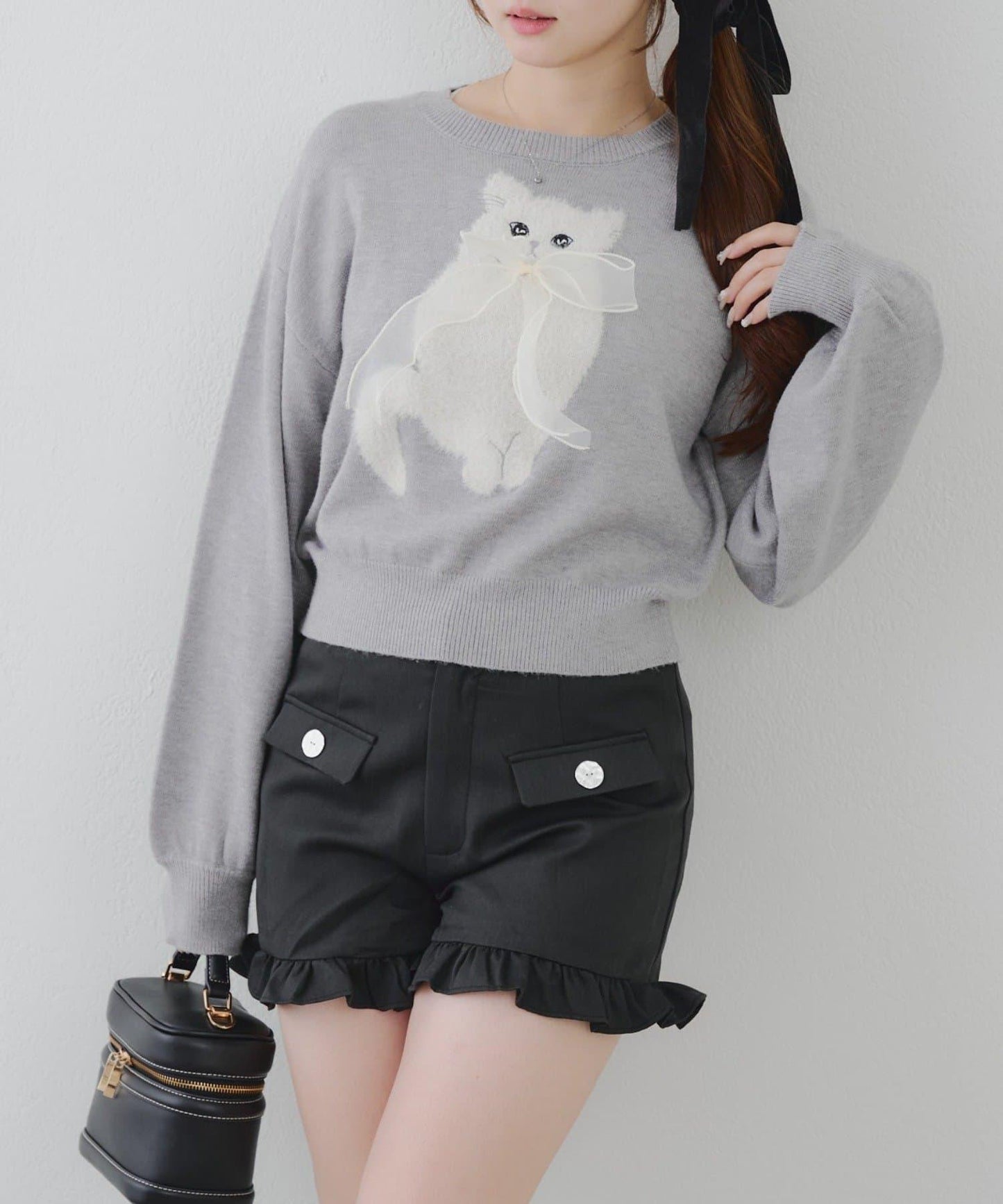 顯瘦無誤！荷葉邊短褲