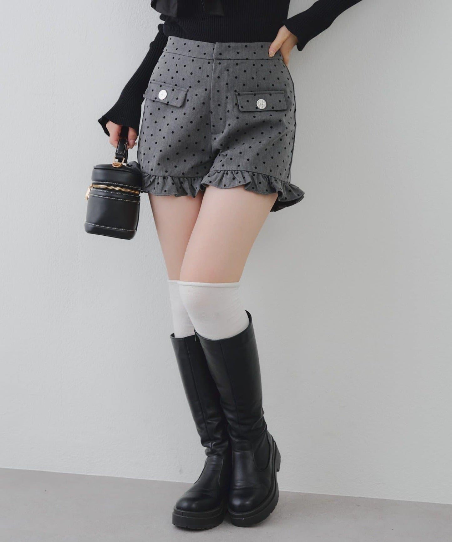 顯瘦無誤！荷葉邊短褲