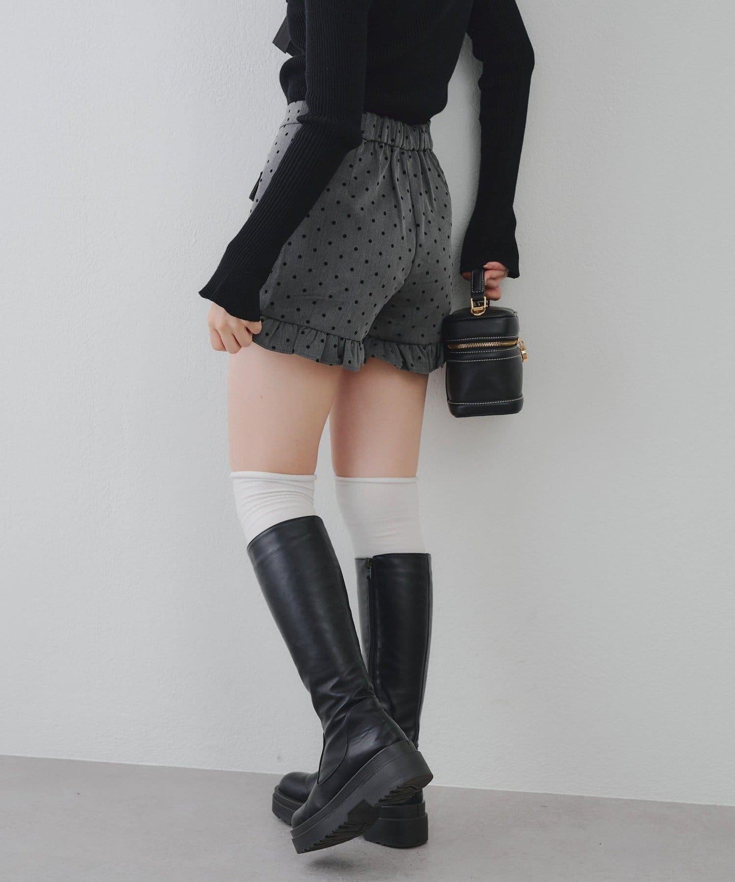 顯瘦無誤！荷葉邊短褲