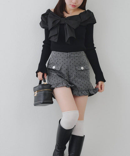 顯瘦無誤！荷葉邊短褲