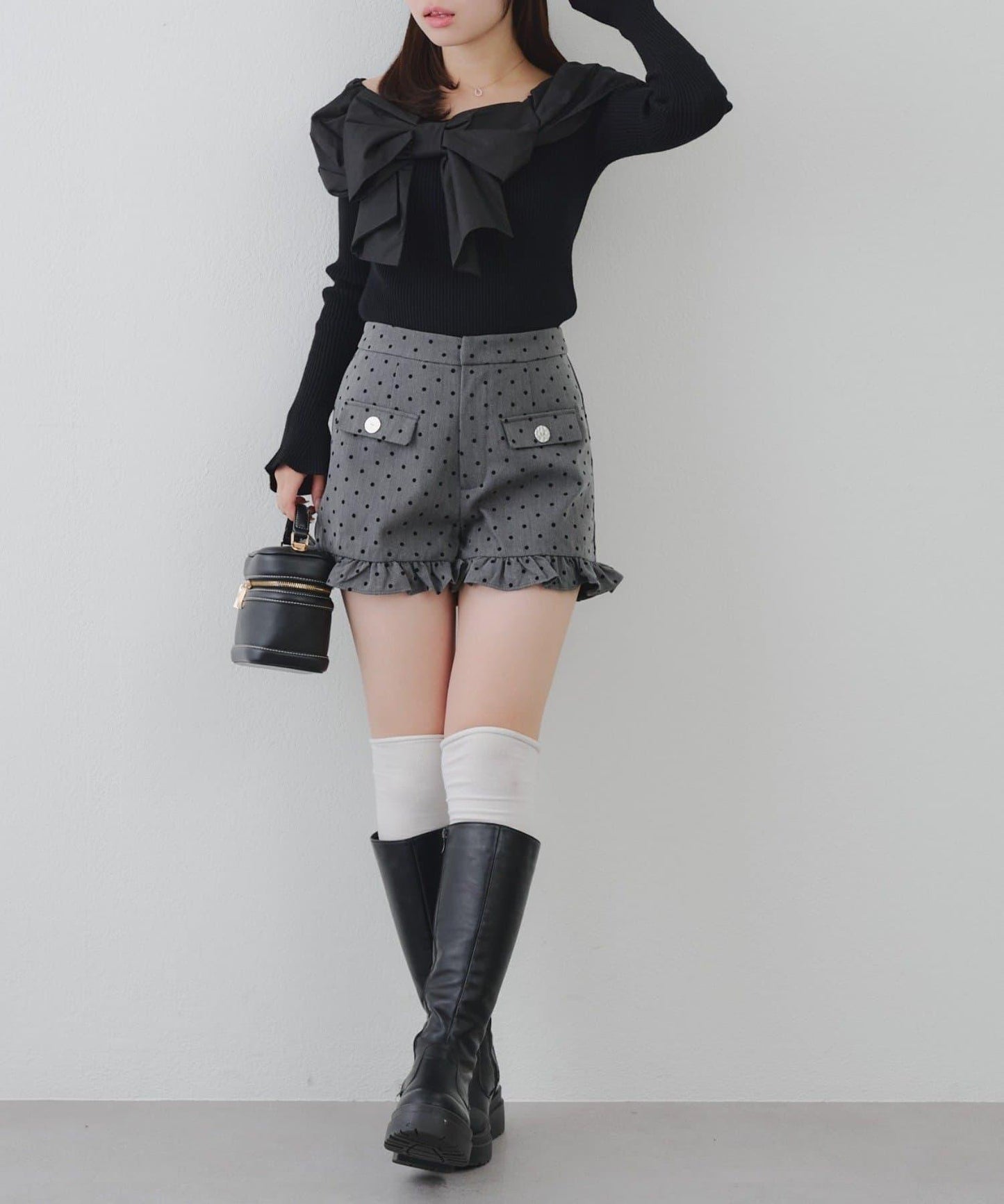 顯瘦無誤！荷葉邊短褲