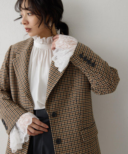 羊毛單排扣夾克