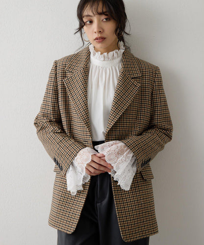 羊毛單排扣夾克