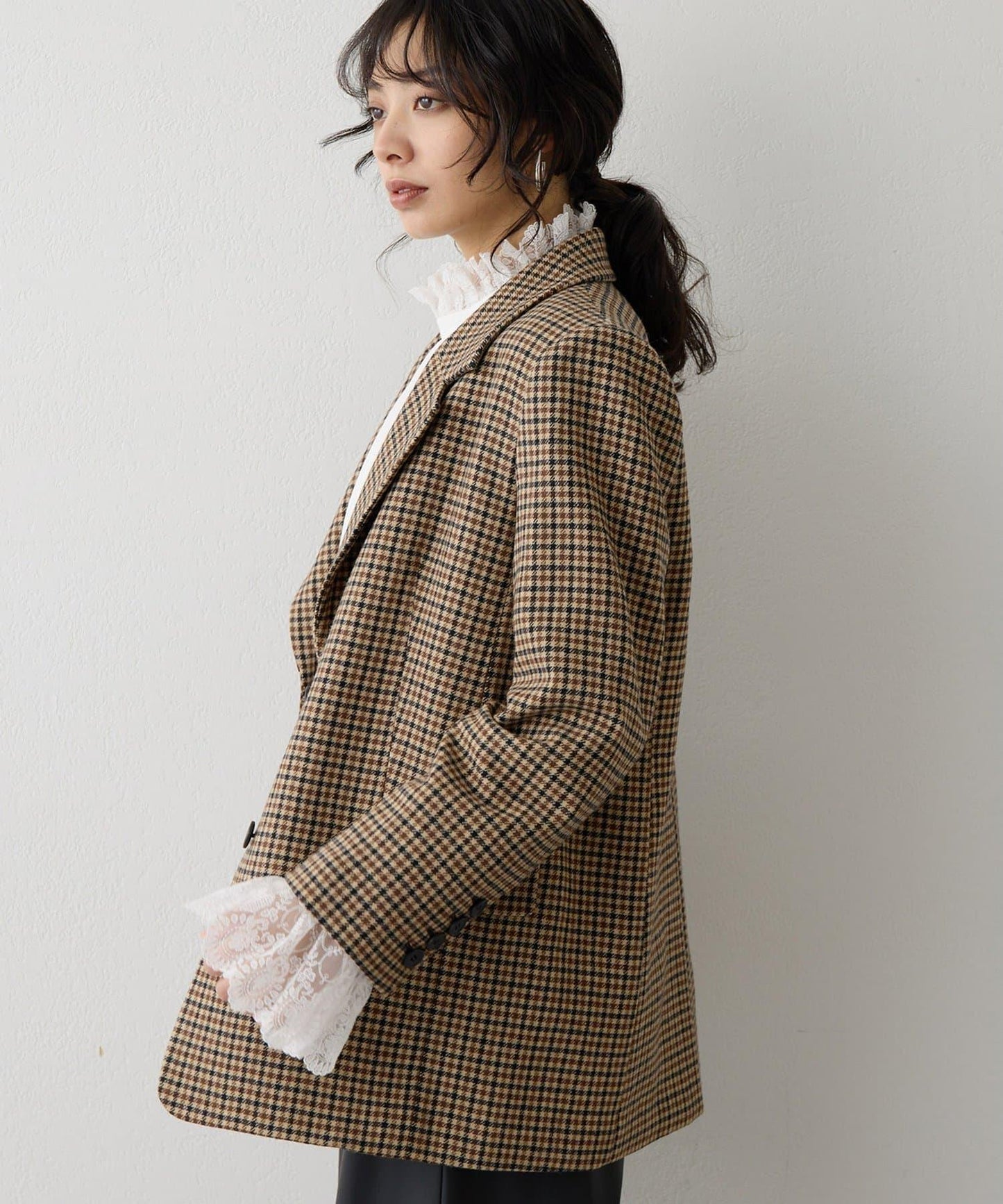 羊毛單排扣夾克