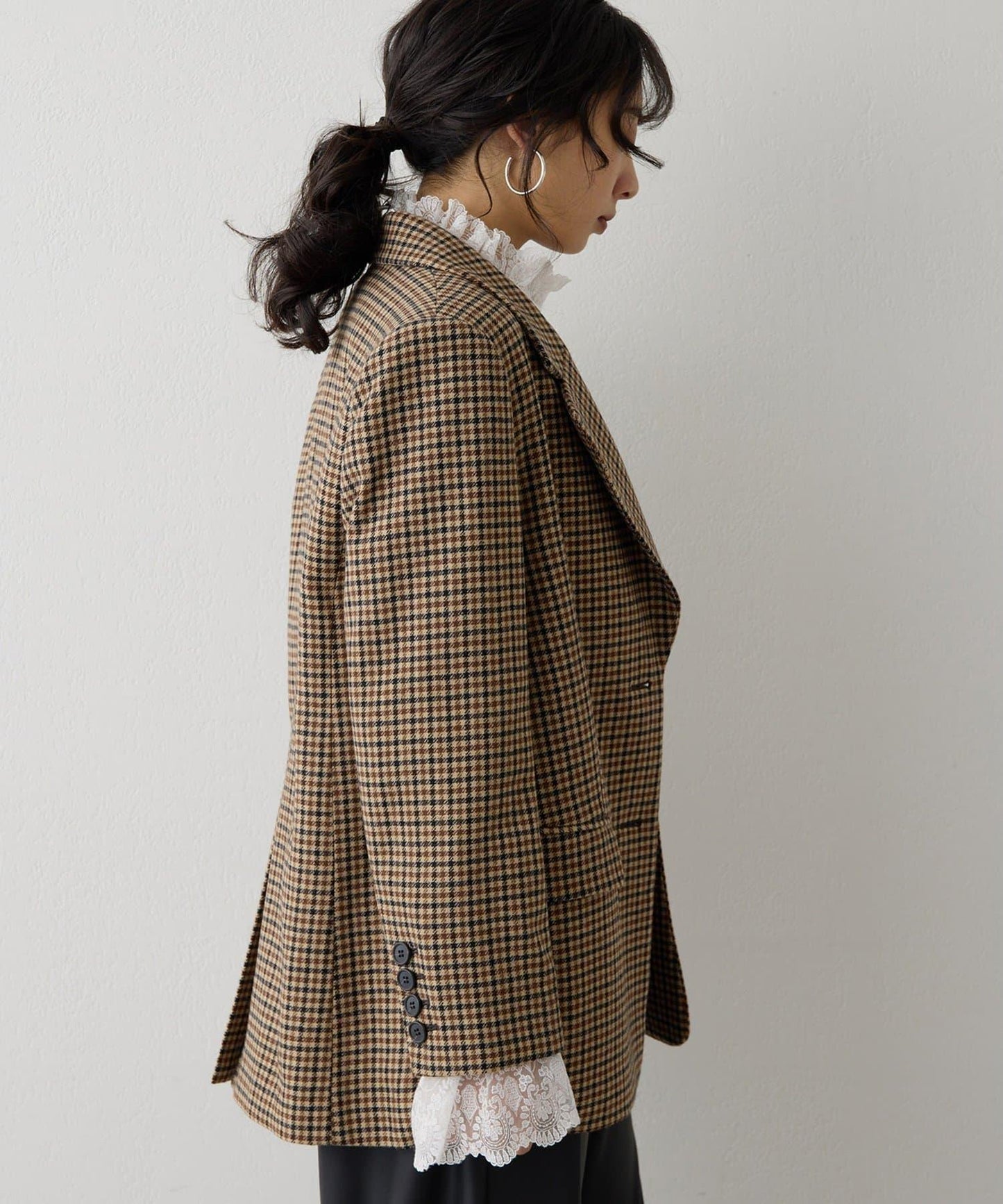 羊毛單排扣夾克