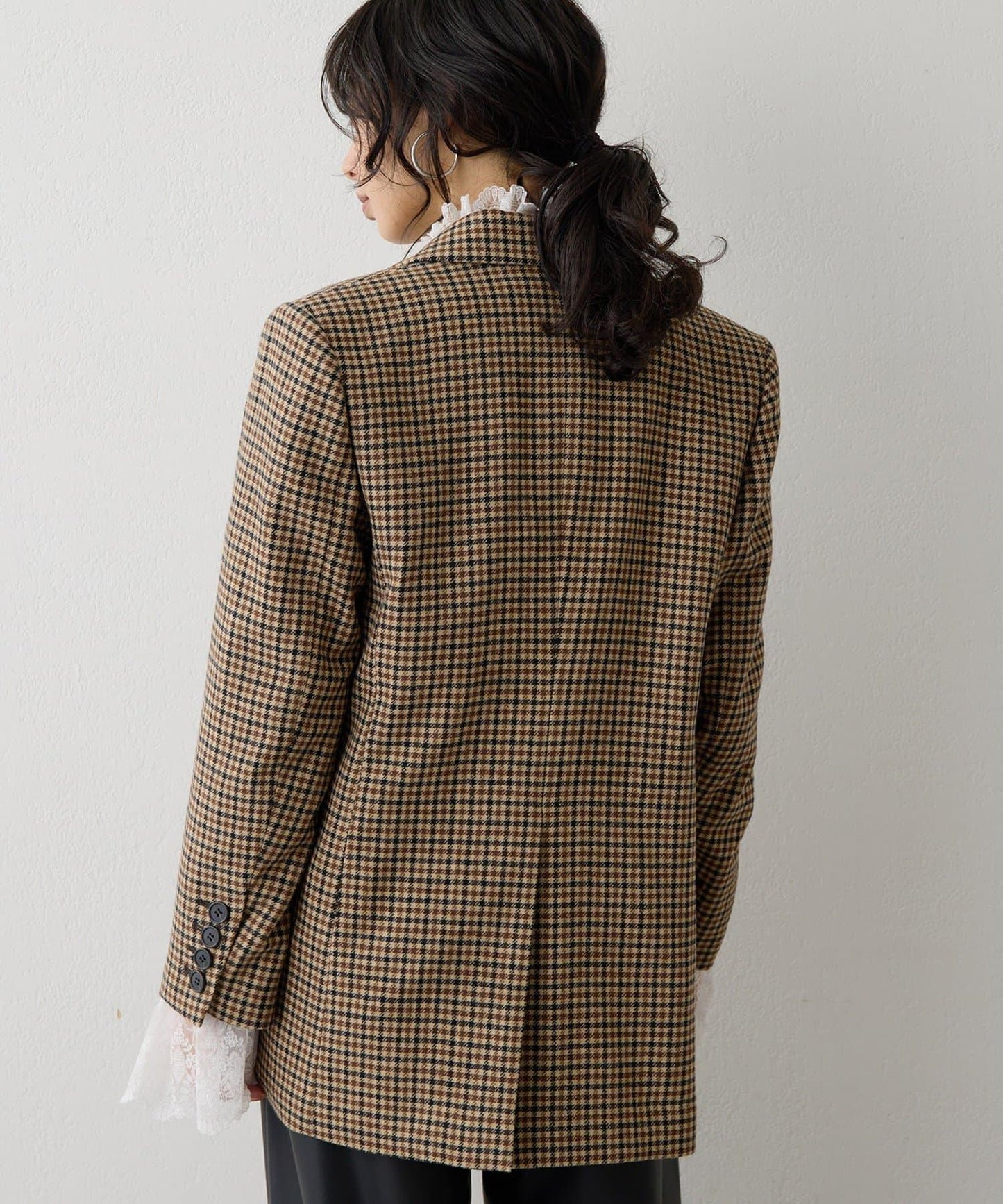 羊毛單排扣夾克