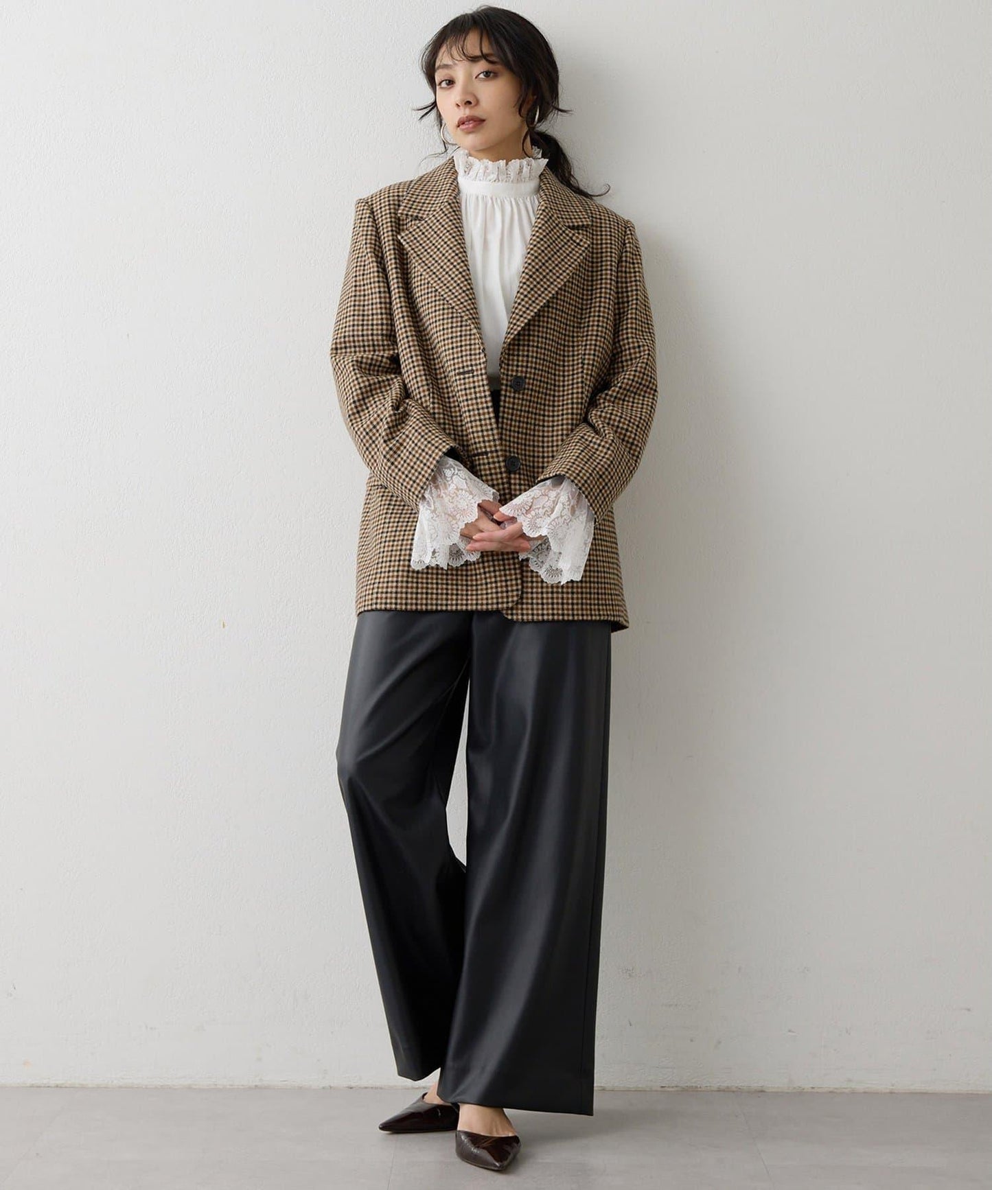 羊毛單排扣夾克