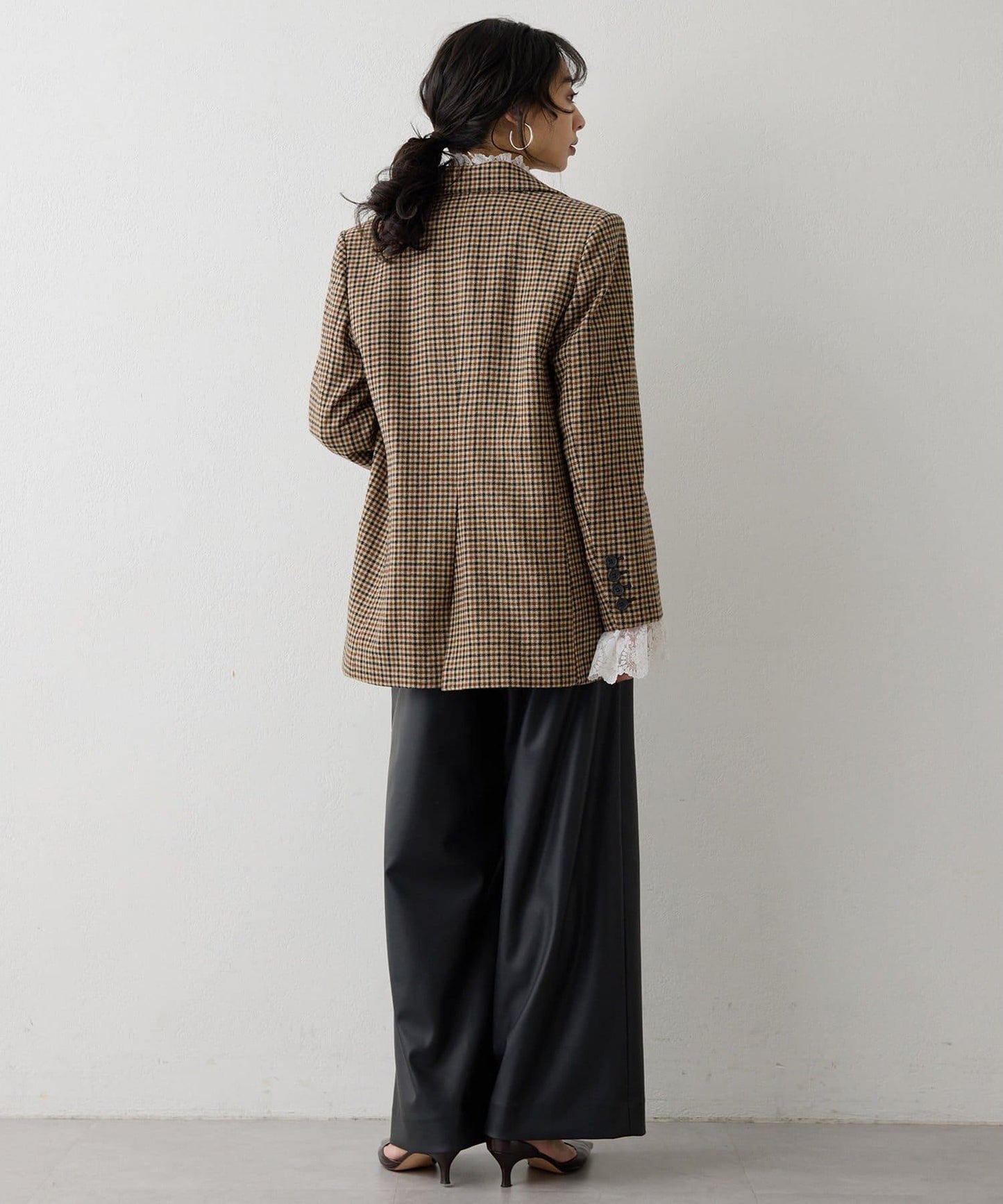 羊毛單排扣夾克