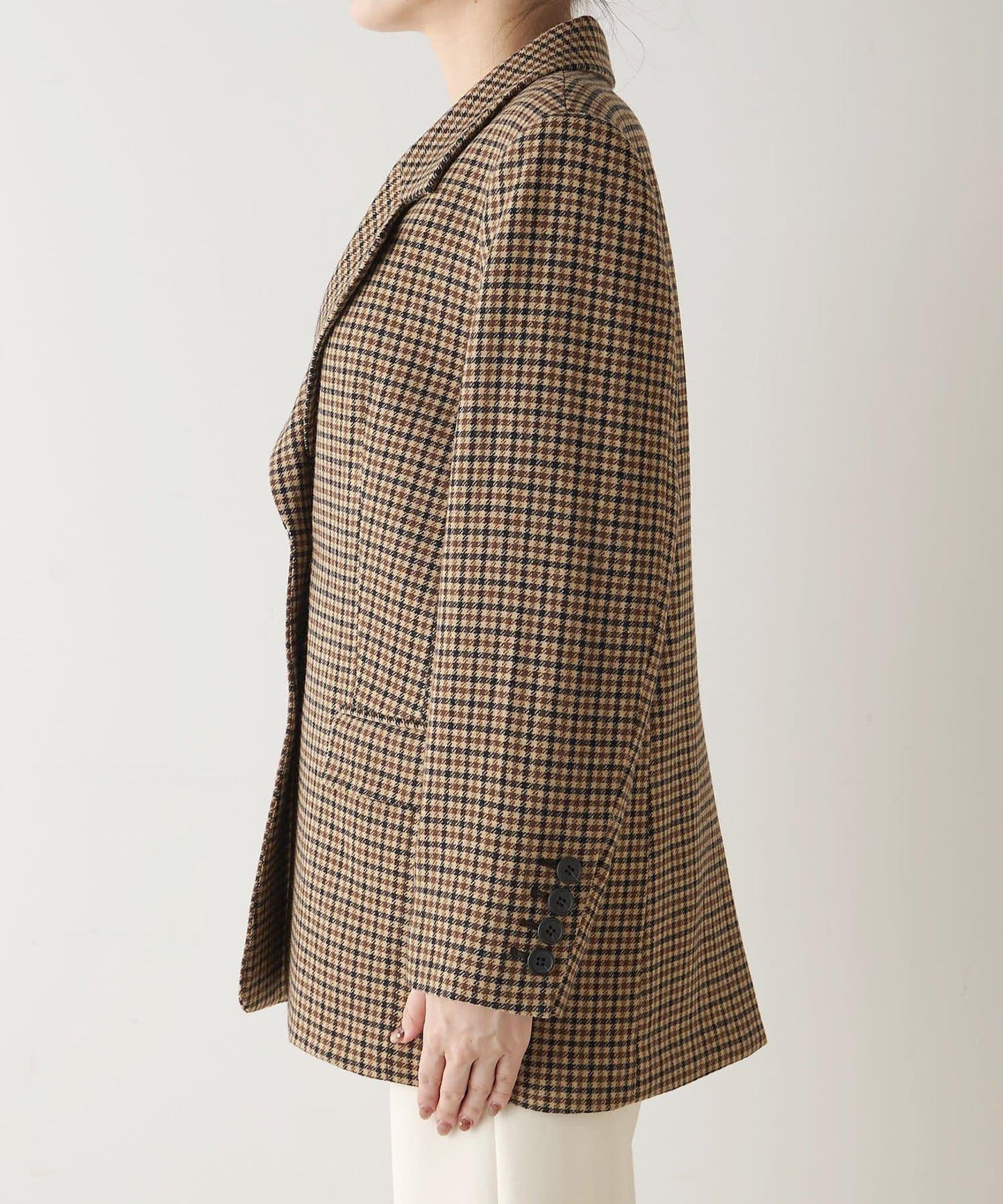 羊毛單排扣夾克