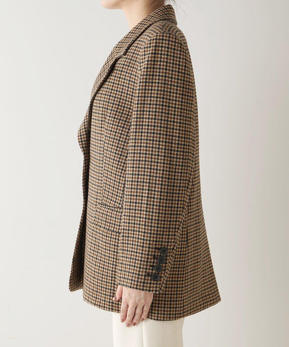 羊毛單排扣夾克