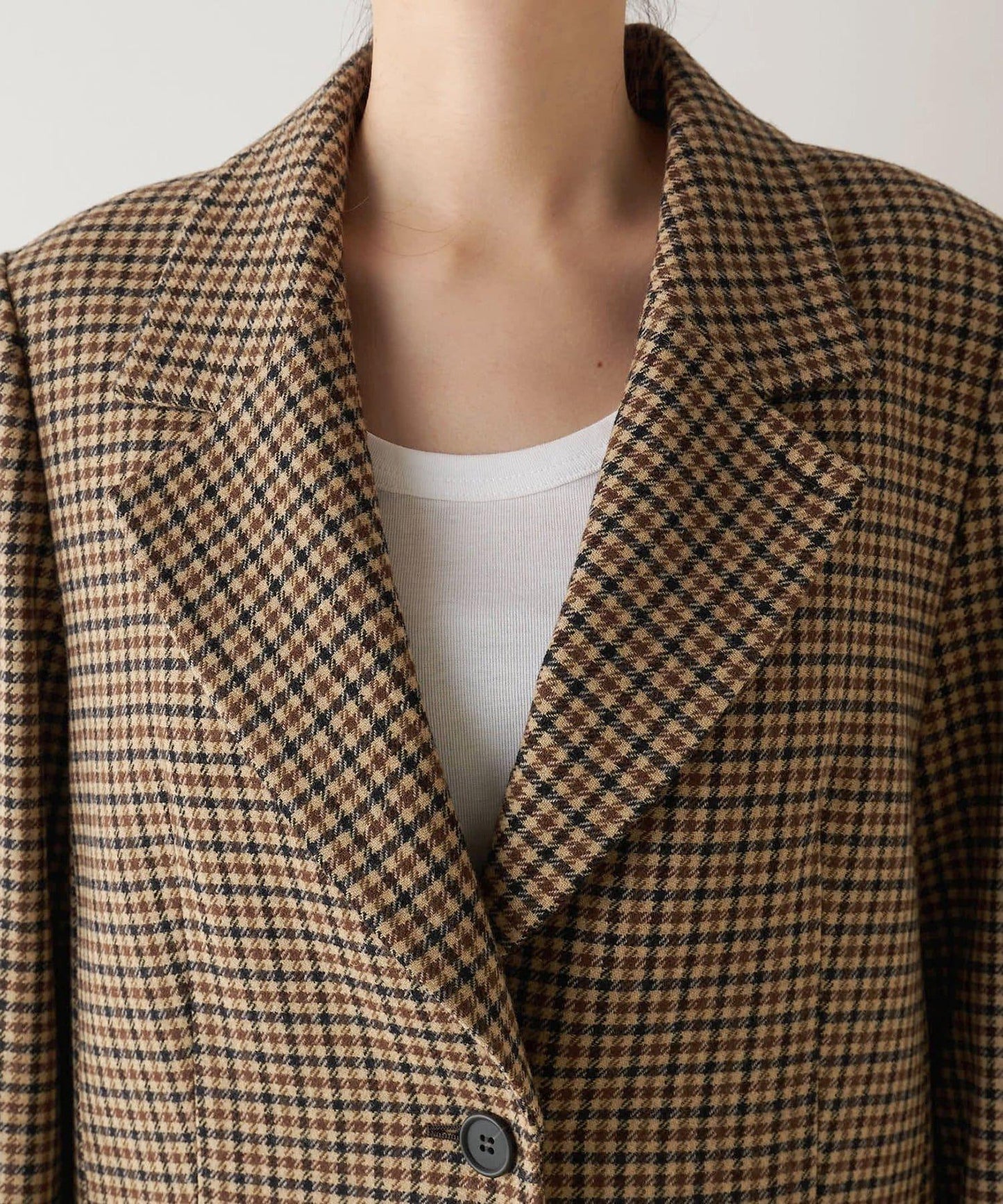 羊毛單排扣夾克