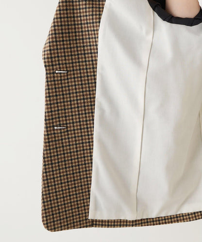 羊毛單排扣夾克