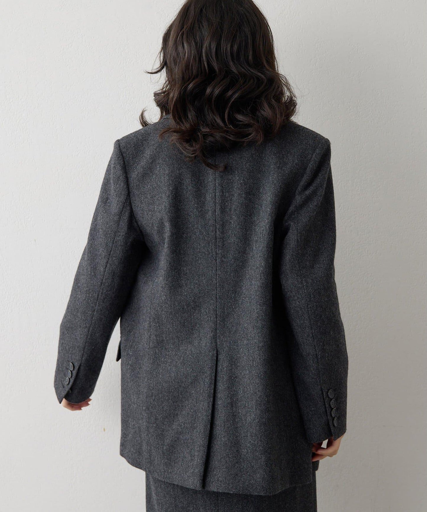 羊毛單排扣夾克