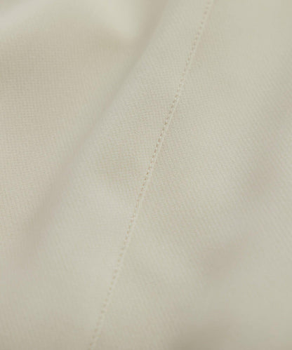 雙層斜紋窄版長裙