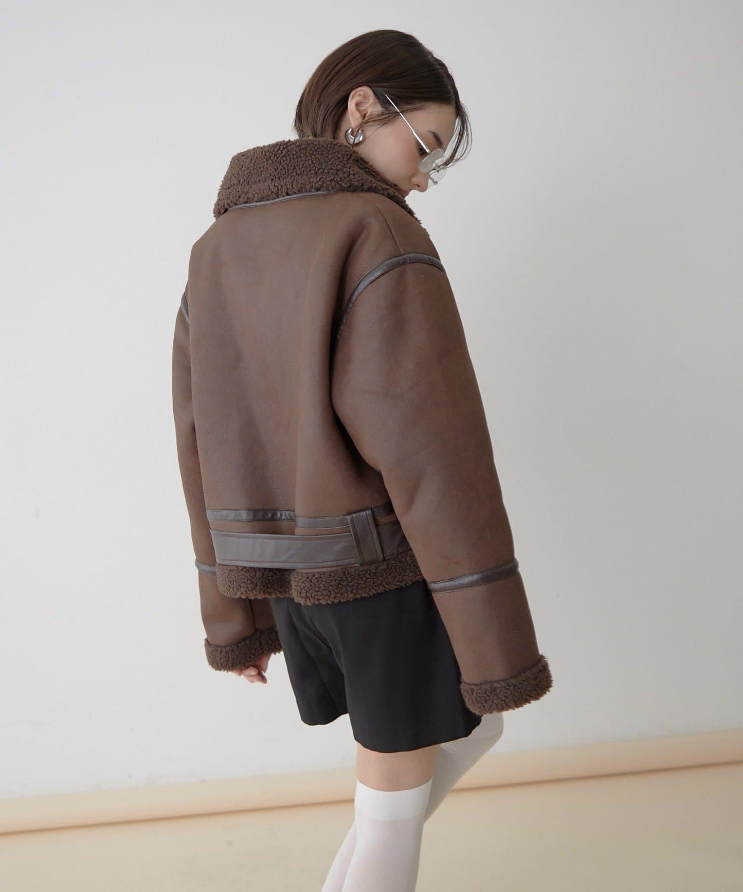 【nane】羊毛飛行夾克