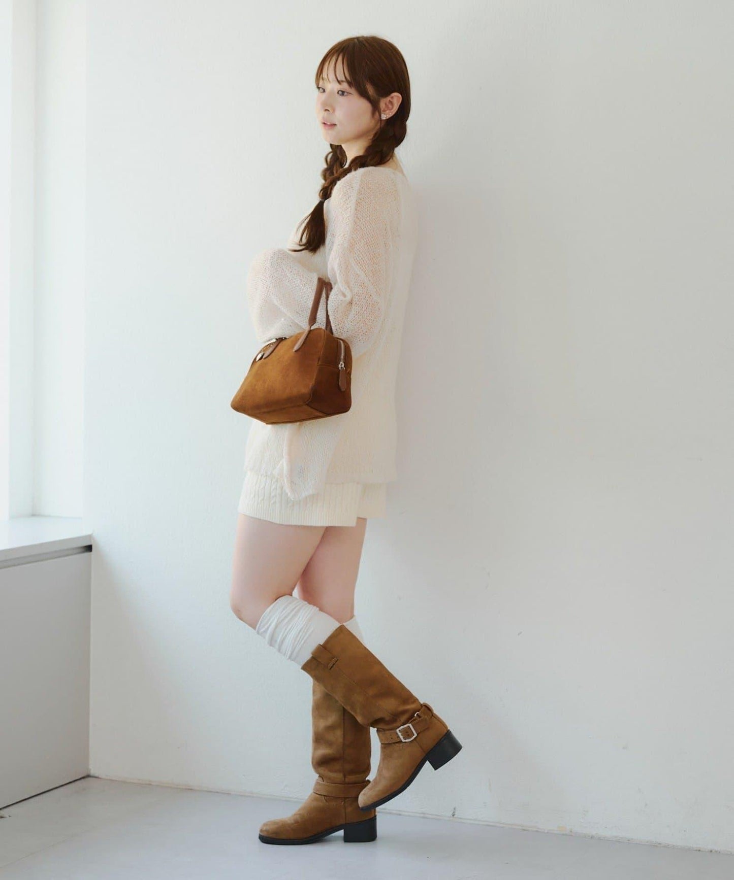 麻花編織針織短褲