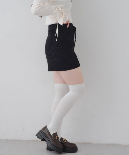 麻花編織針織短褲