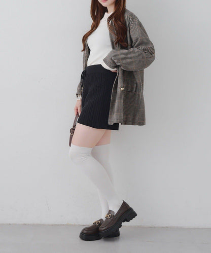 麻花編織針織短褲